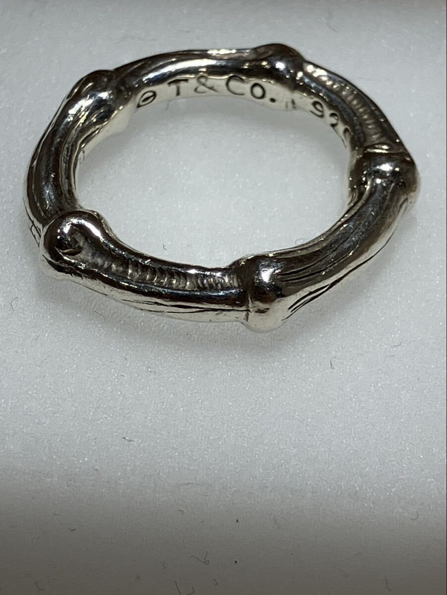K【10E22】ティファニー リング バンブーリング 本体のみ SV925 シルバー TIFFANY&Co. 指輪 アクセサリー拍卖