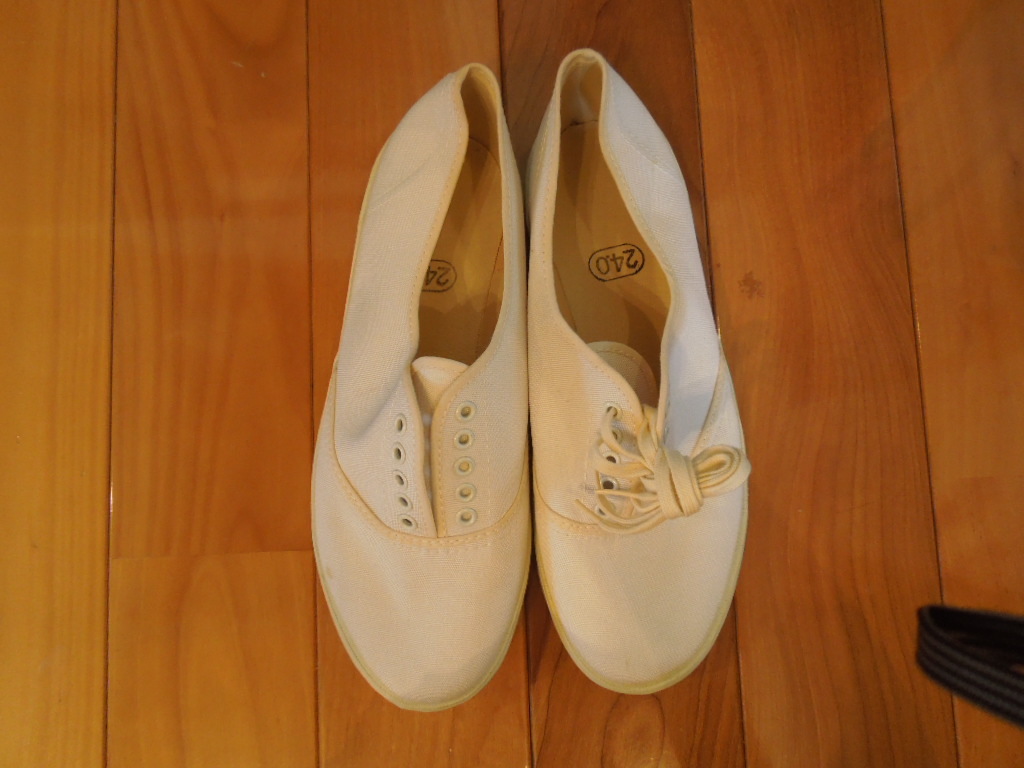 ハト印 運動靴 ヴィンテージシューズ シバタ工業 盈進靴 エイシン靴(ヒールなし) 24cm拍卖