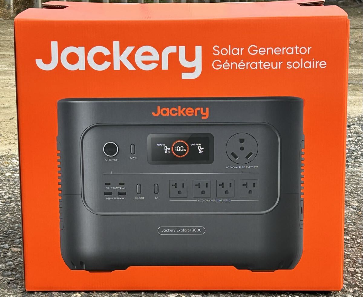 【未開封品】 Jackery ポータブル電源 3000 New 型番 JE-3000B拍卖