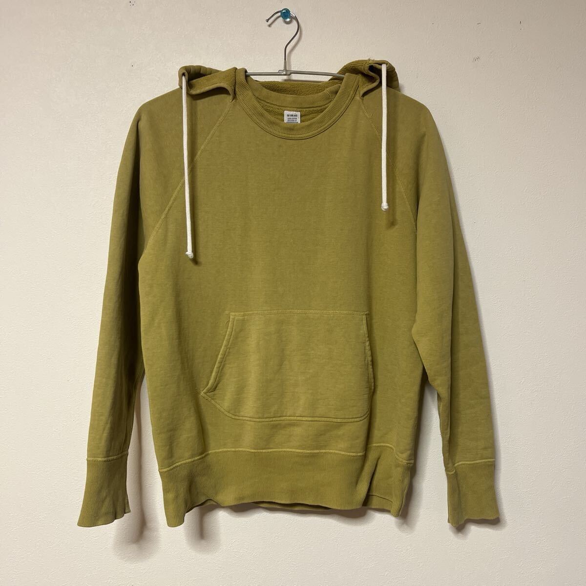 WAREHOUSE ウエアハウス 2ND-HAND セコハン Lot 475 HOODED SWEATSHIRT FADED 後付 ラグラン パーカー プルパーカー M 38-40 フェード拍卖