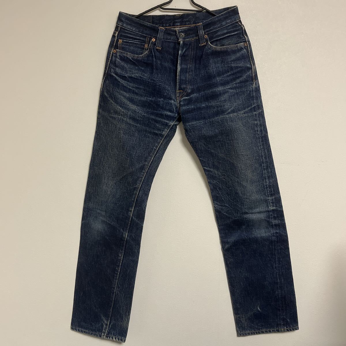 SAMURAI JEANS S5000VX 21OZ パッチW30 L36 デニム パンツ ボタンフライ サムライジーンズ 零モデル 諸行無常ジャガードスレーキ 革パッチ拍卖