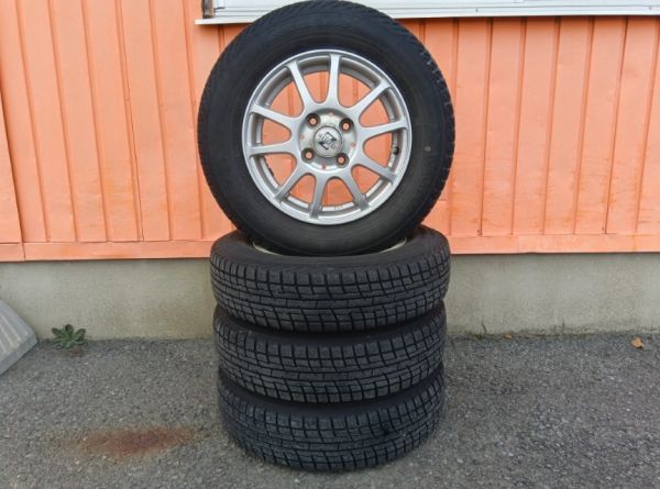 ★売切★ワゴンR他★YOKOHAMA ★ice GUARD iG30★145/80R13★スタッドレスタイヤ&アルミホイール★4本セット(148拍卖