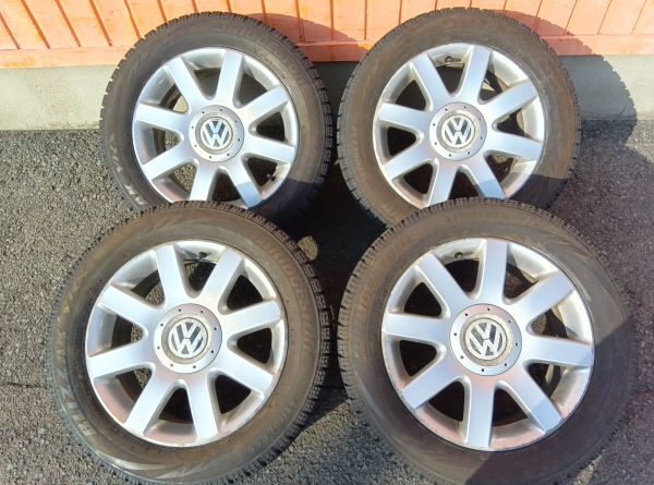 ★売切★フォルクスワーゲン ゴルフ他★BRIDGESTONE★BLIZZAK VRX★205/55R16★スタッドレスタイヤ&アルミホイール★4本セット(144拍卖