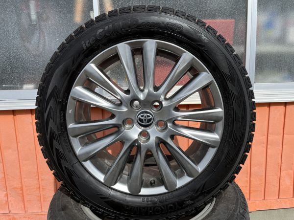 ★売切★ハリアーHV他★YOKOHAMA★ice GUARD G075★235/55R18★スタッドレスタイヤ&アルミホイール★4本セット★(141拍卖