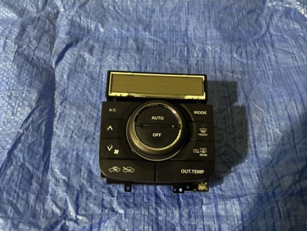 ★売切★スズキ★H25年式ワゴンR★スズキ純正 エアコンコントロールパネル オートエアコン 液晶付き★DBA-MH34S★拍卖