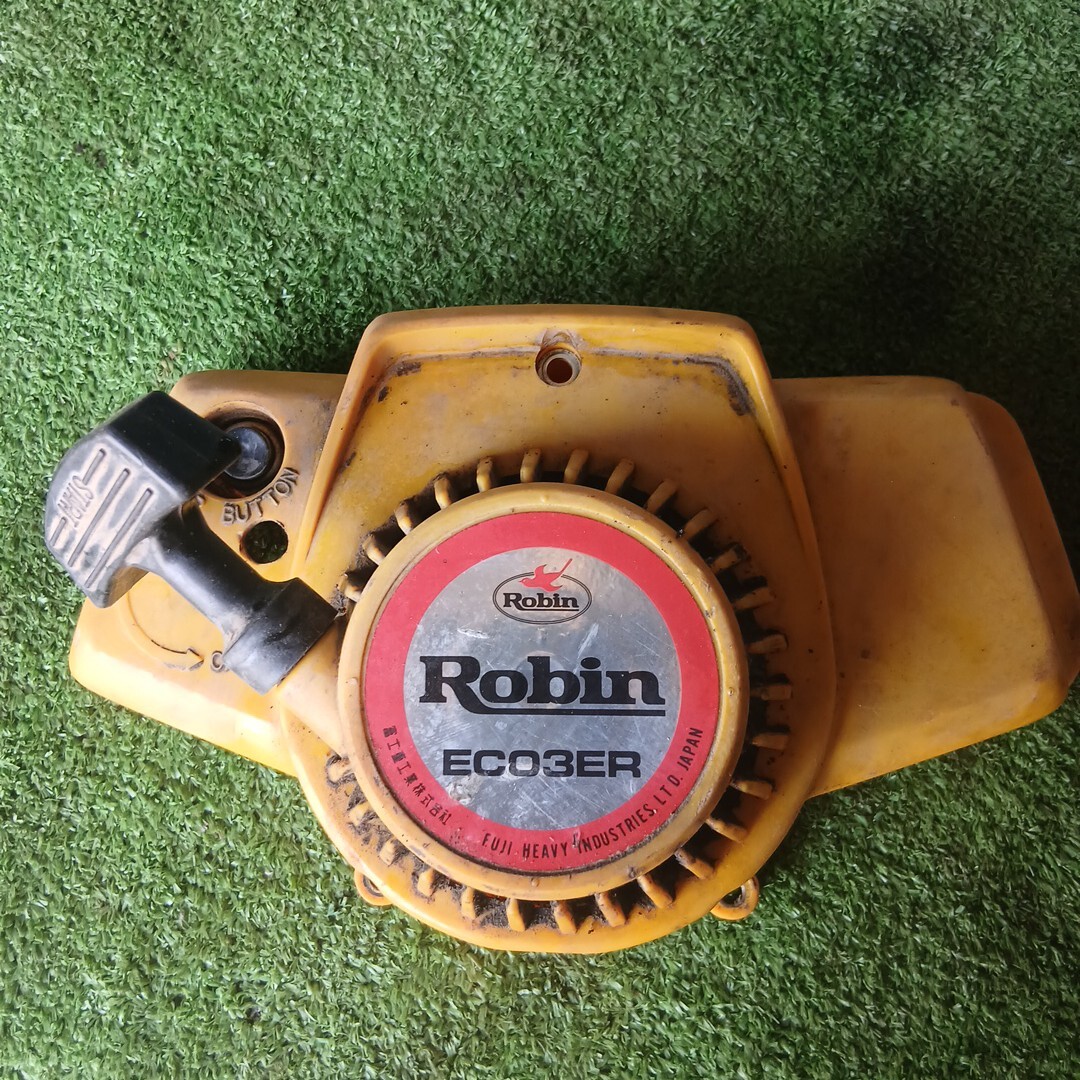 ロビン エンジン ポンプ EC03ER リコイルスターター 動作OK 割れ無し Robin 汎用エンジン 倉庫内保管 キルスイッチ拍卖