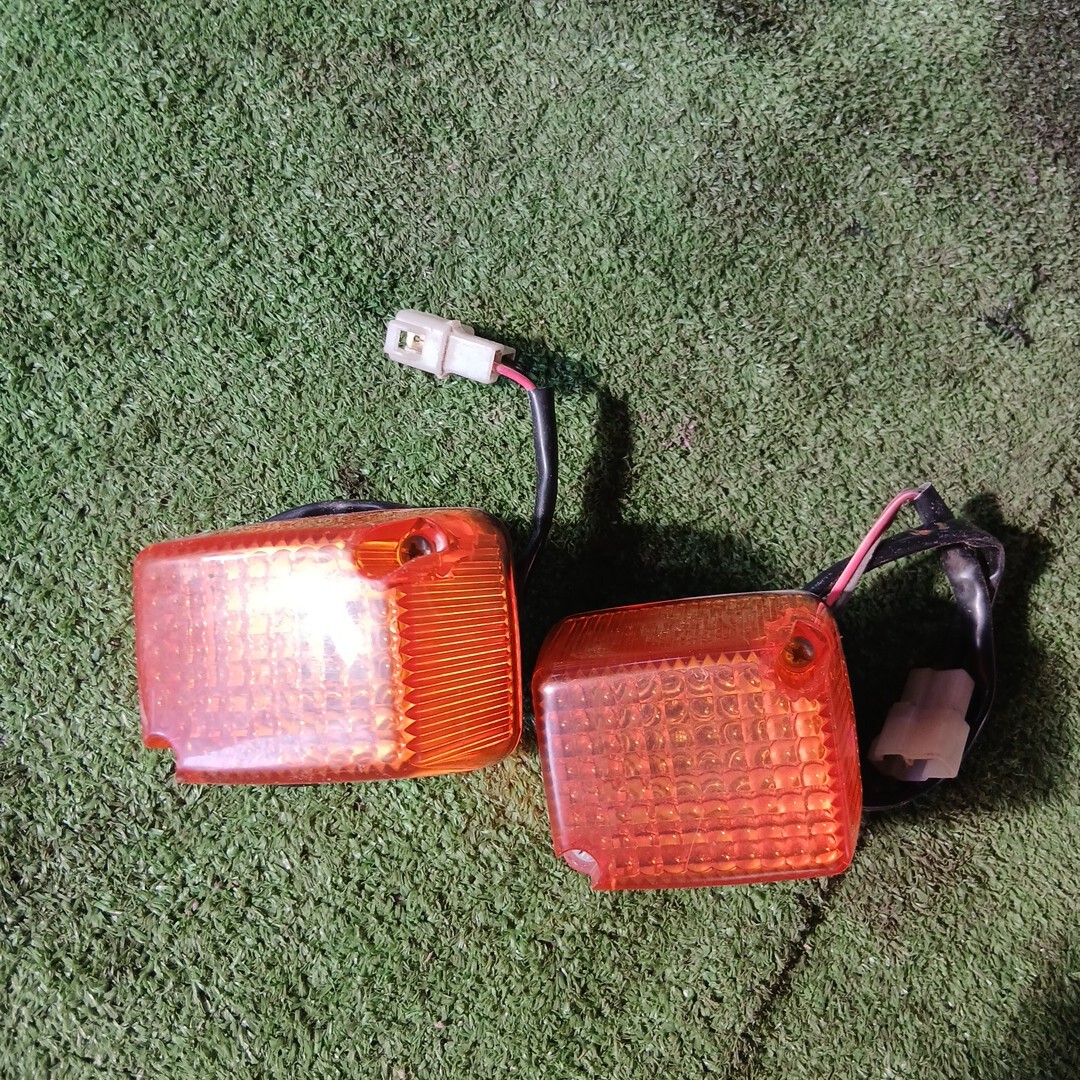 ウインカー 左右 セット 割れ無し 73×60 トラクター コンバイン 12V 倉庫内保管拍卖