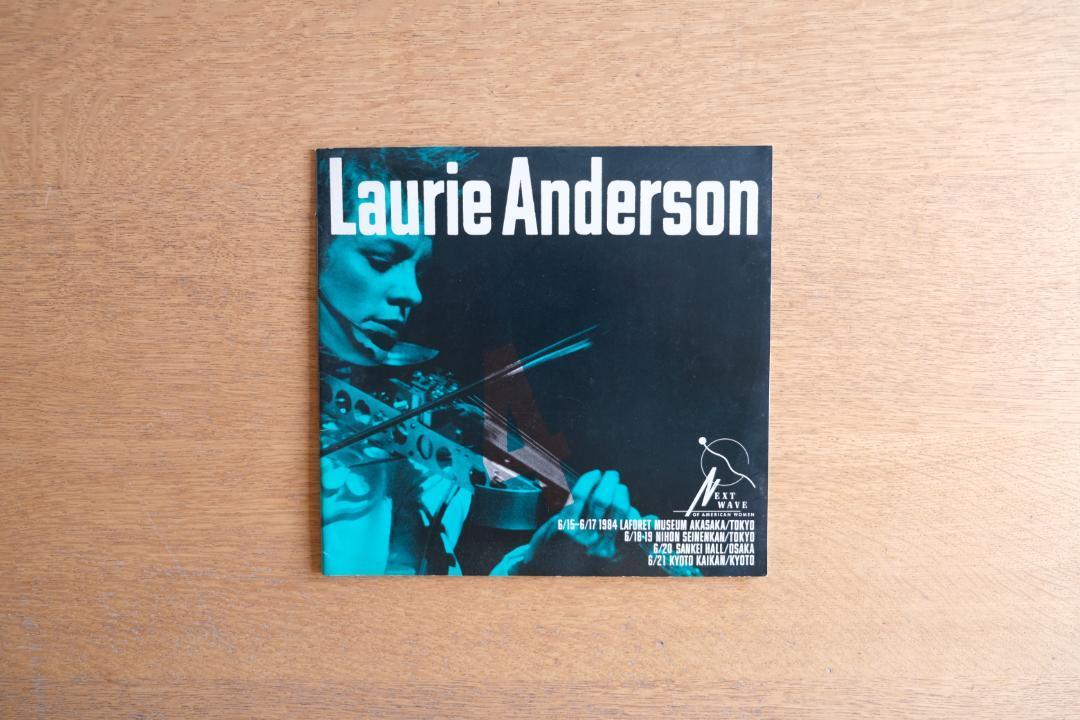 Laurie Anderson 1984年 来日公演パンフレット拍卖