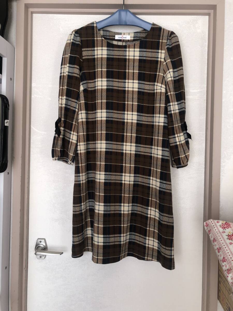 GALLERY VISCONTI ギャラリービスコンティリボンチェックワンピース拍卖