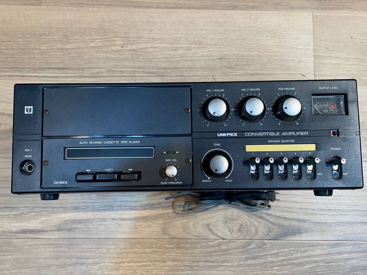 【ジャンク】UNI-PEX CONVERTIBLE ANPLIFIER CPA-60(カセットプレイヤー CU-20CA 組込)拍卖