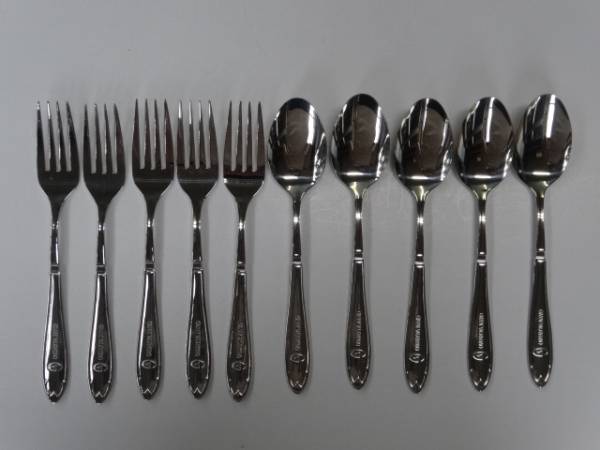 18-10ジャンニ・バレンチノ ミラノカレースプーン&スパゲッティフォーク10P拍卖