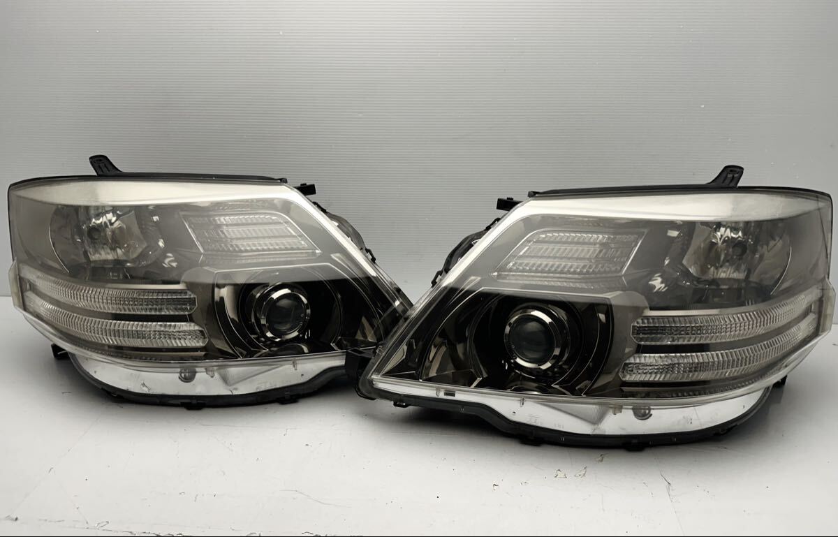 ★当日営業★割れ無 10系 アルファード 後期 ANH10W MNH10W 純正 HID ヘッドライト 左右セット AFS付 ICHIKOH 58-17 打刻 7 (J271)拍卖