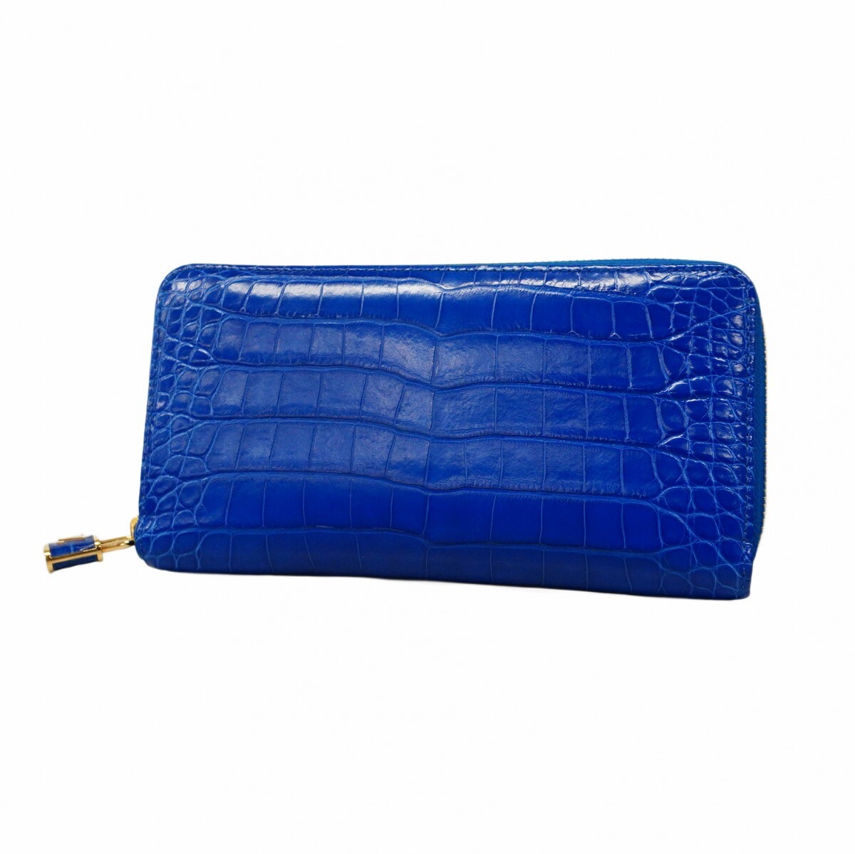 【5me5564-h】ルイヴィトン 長財布 エキゾチック ジッピーウォレット ブルー【中古】レディース拍卖