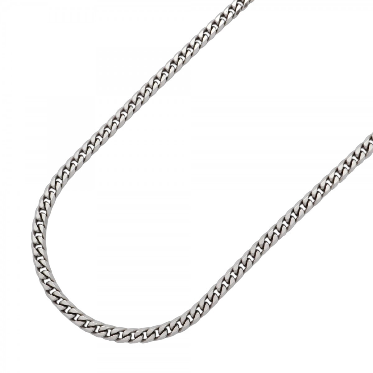 【5khi032】喜平 ネックレス Pt850 プラチナ 8面 シングル 51.5cm 50.5g キヘイ【中古】メンズ レディース ユニセックス拍卖