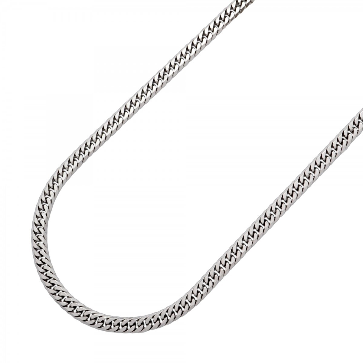 【5khi029】喜平 ネックレス Pt850 プラチナ 6面 ダブル 51.6cm 50.3g キヘイ【中古】メンズ レディース ユニセックス拍卖