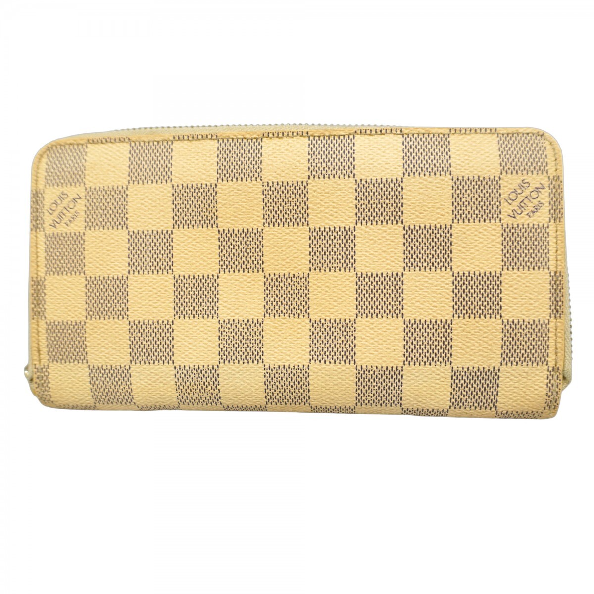 【5mc3342】ルイヴィトン 長財布 ダミエ・アズール ジッピーウォレット N60019 ホワイト【中古】レディース拍卖