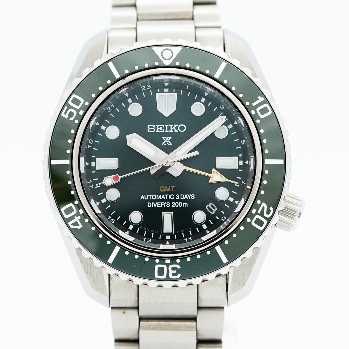 【5wwm0232】セイコー プロスペックス SBEJ009 グリーン文字盤【中古】腕時計 メンズ拍卖
