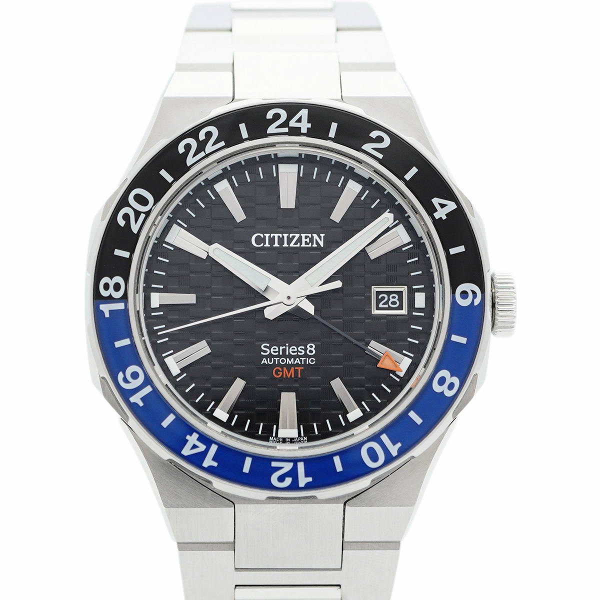 【5wwm0195】シチズン シリーズ8 NB6031-56E 黒文字盤【中古】腕時計 メンズ拍卖