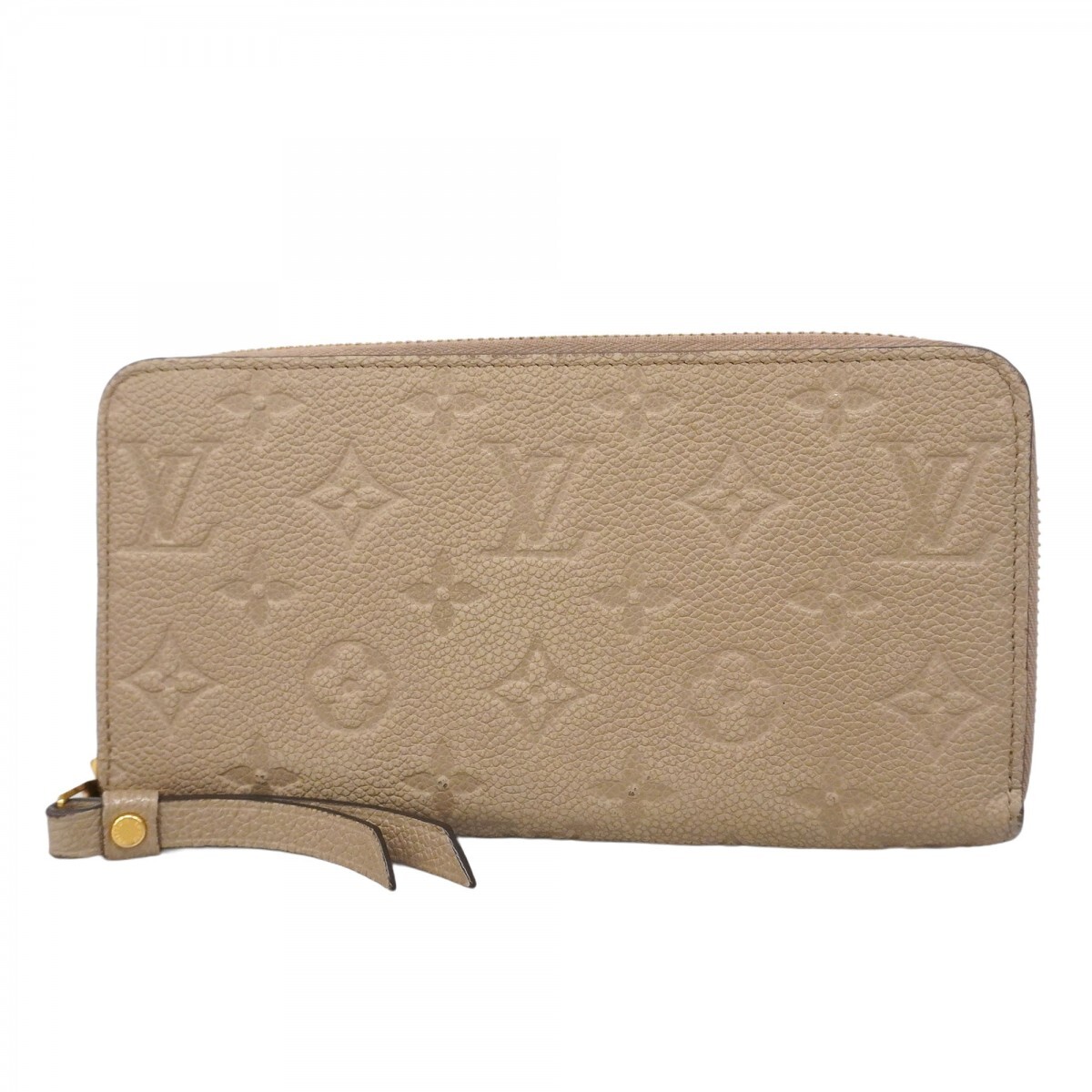 【5md3975】ルイヴィトン 長財布 モノグラム・アンプラント ジッピーウォレット M69034 トゥルトレール【中古】レディース拍卖