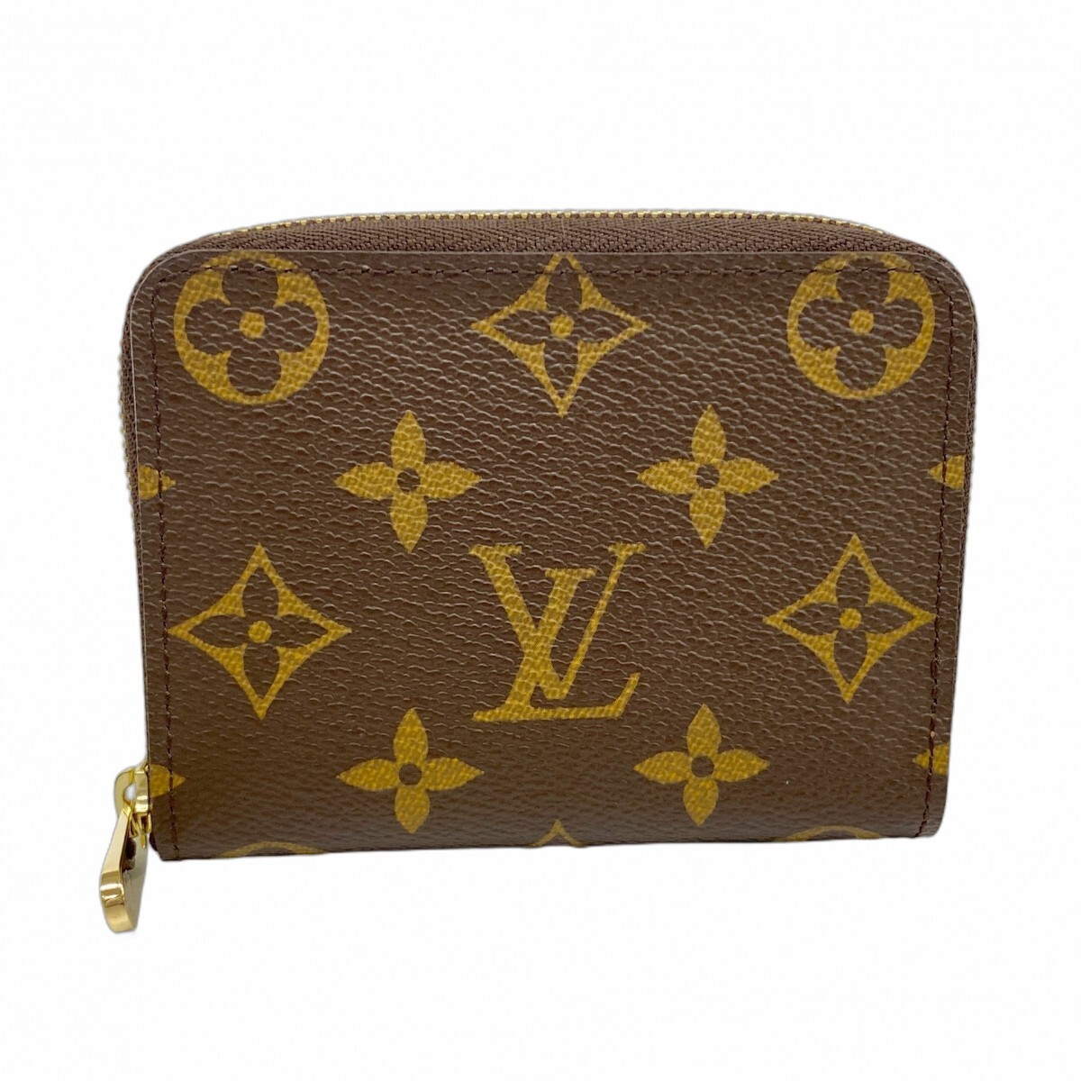 【5md4040】ルイヴィトン コインケース モノグラム ジッピーコインパース M60067 ブラウン【中古】メンズ レディース ユニセックス拍卖