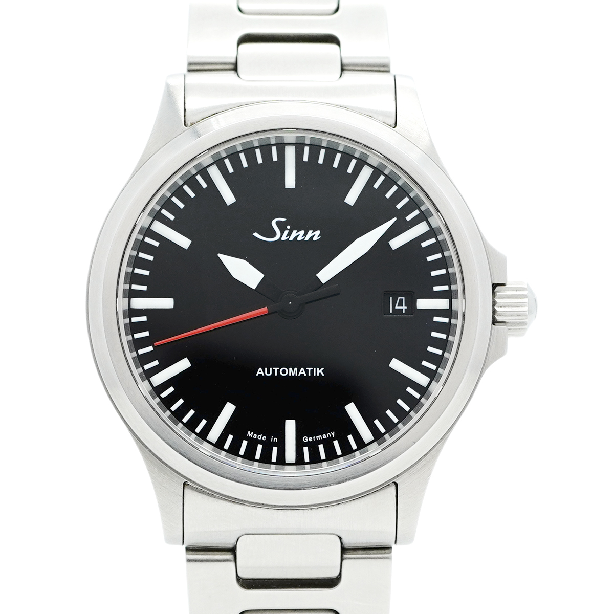 【5wwm0318】ジン 556.I.RS 556.I.RS 黒文字盤【中古】腕時計 メンズ拍卖