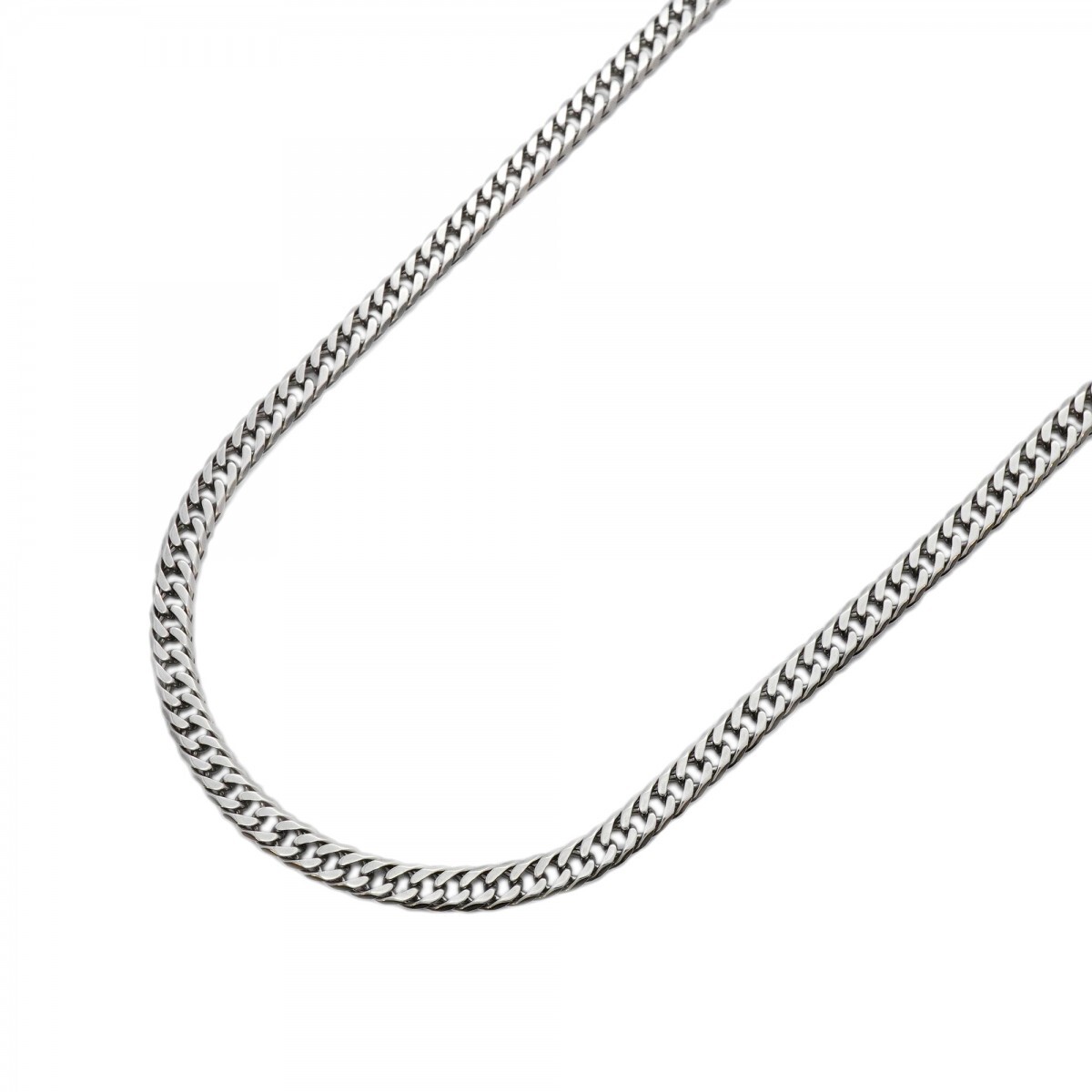 【5khm024】喜平 ネックレス Pt900 プラチナ 6面 ダブル 48.4cm 33.2g キヘイ【中古】メンズ レディース ユニセックス拍卖