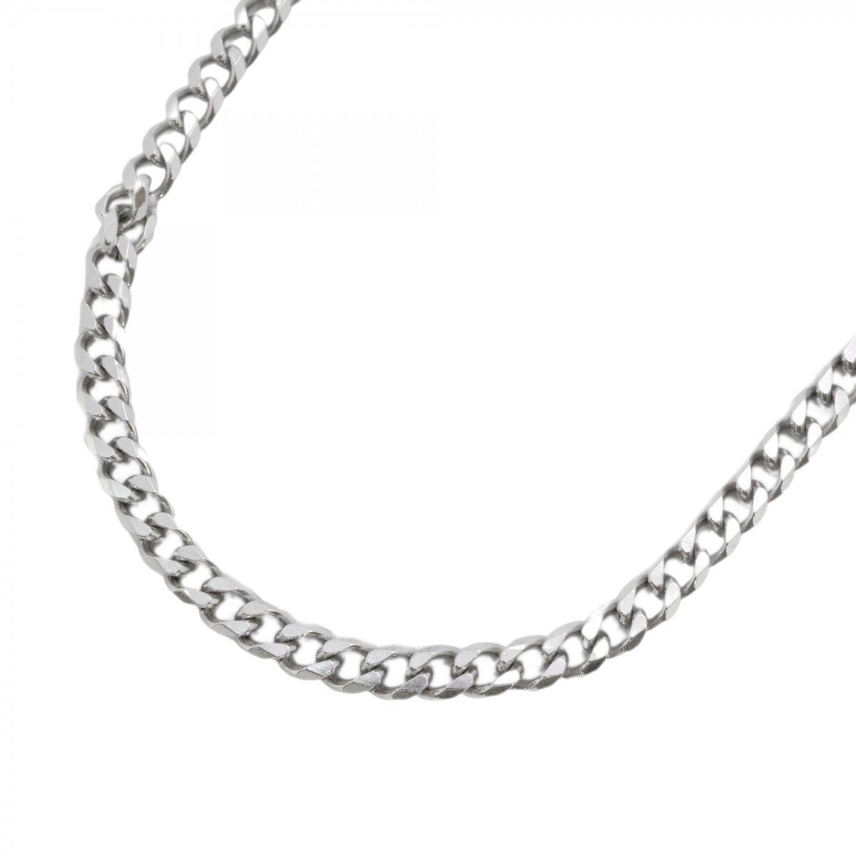 【5khi080】喜平 ネックレス Pt850 プラチナ 8面 シングル 54cm 29.9g キヘイ【中古】メンズ レディース ユニセックス拍卖