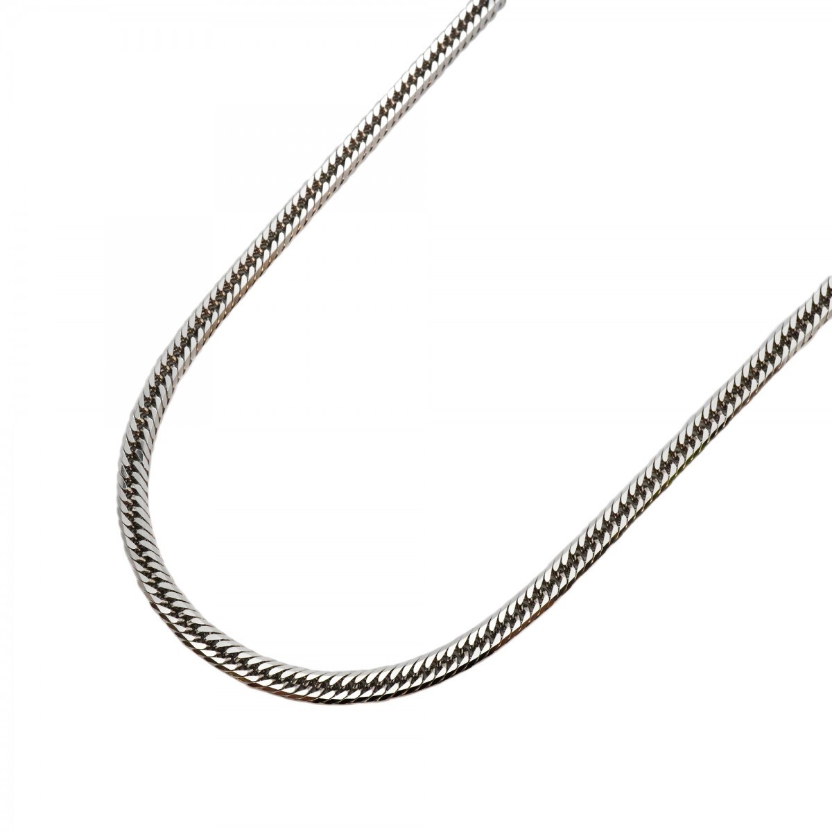 【5khm030】喜平 ネックレス Pt850 プラチナ 8面 トリプル 50.3cm 30.4g キヘイ【中古】メンズ レディース ユニセックス拍卖