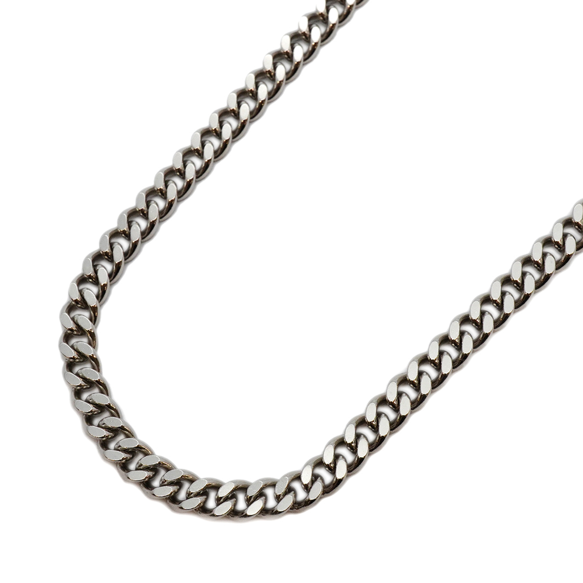 【5khm002】喜平 ネックレス Pt850 プラチナ 2面 シングル 53.8cm 44.4g キヘイ【中古】メンズ レディース ユニセックス拍卖