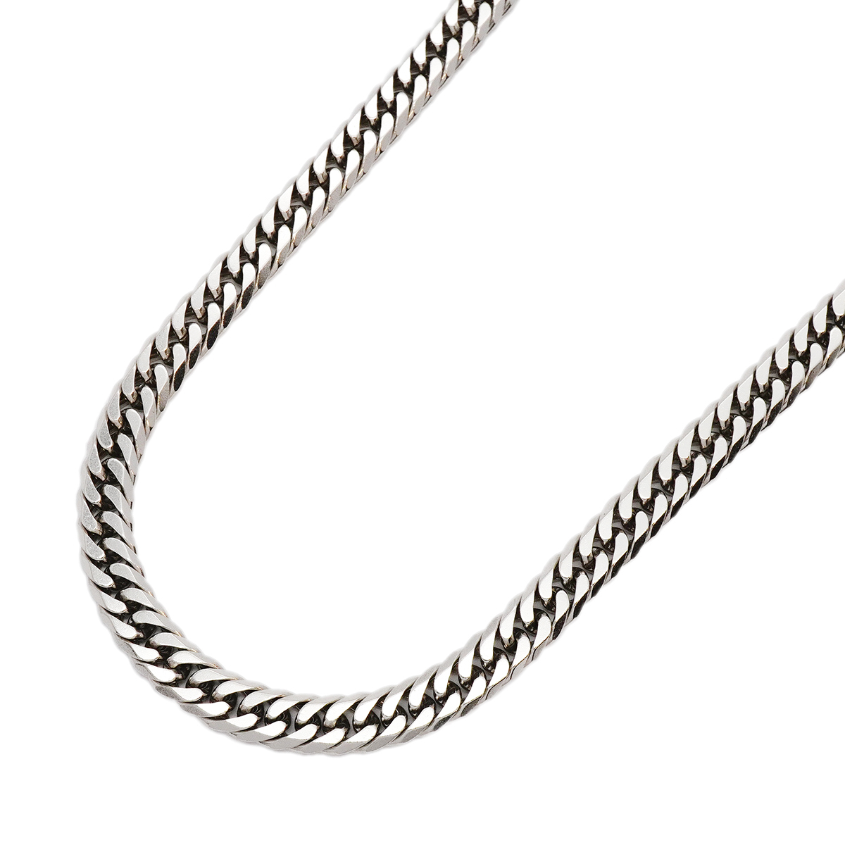 【5khm026】喜平 ネックレス Pt900 プラチナ 6面 ダブル 51cm 125.4g キヘイ【中古】メンズ レディース ユニセックス拍卖