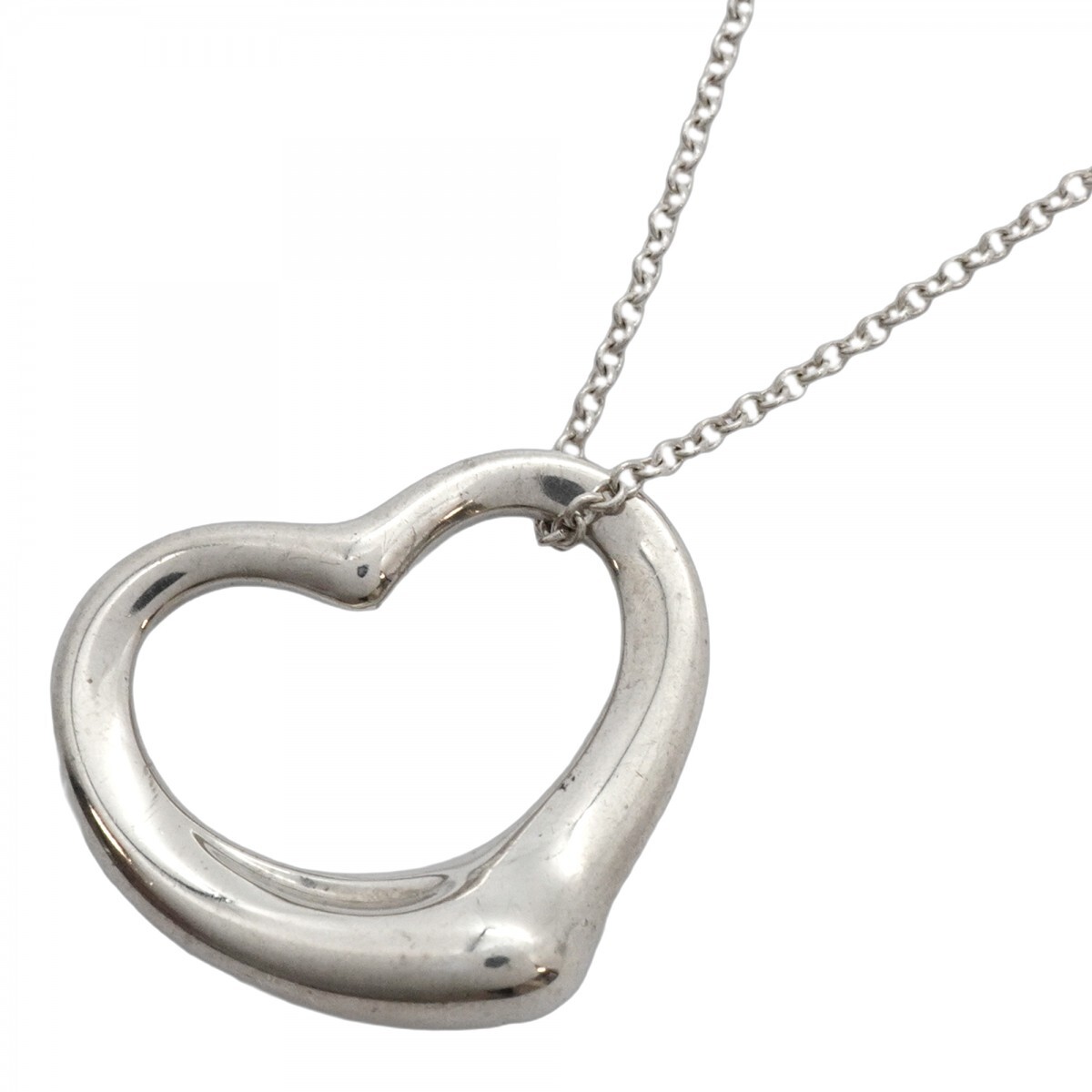 ★SALE【5jmb0074】ティファニー ネックレス オープンハート シルバー925【中古】レディース拍卖