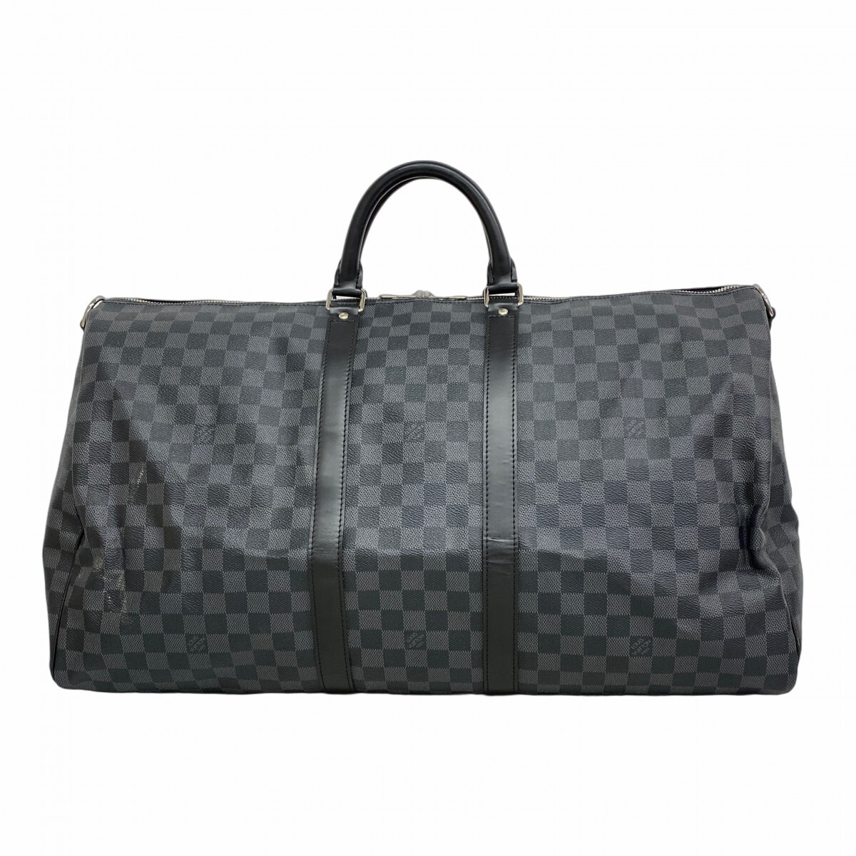 ★最終価格【5mb1863】ルイヴィトン ボストンバッグ ダミエ・グラフィット キーポルバンドリエール55 N41413 ブラック拍卖