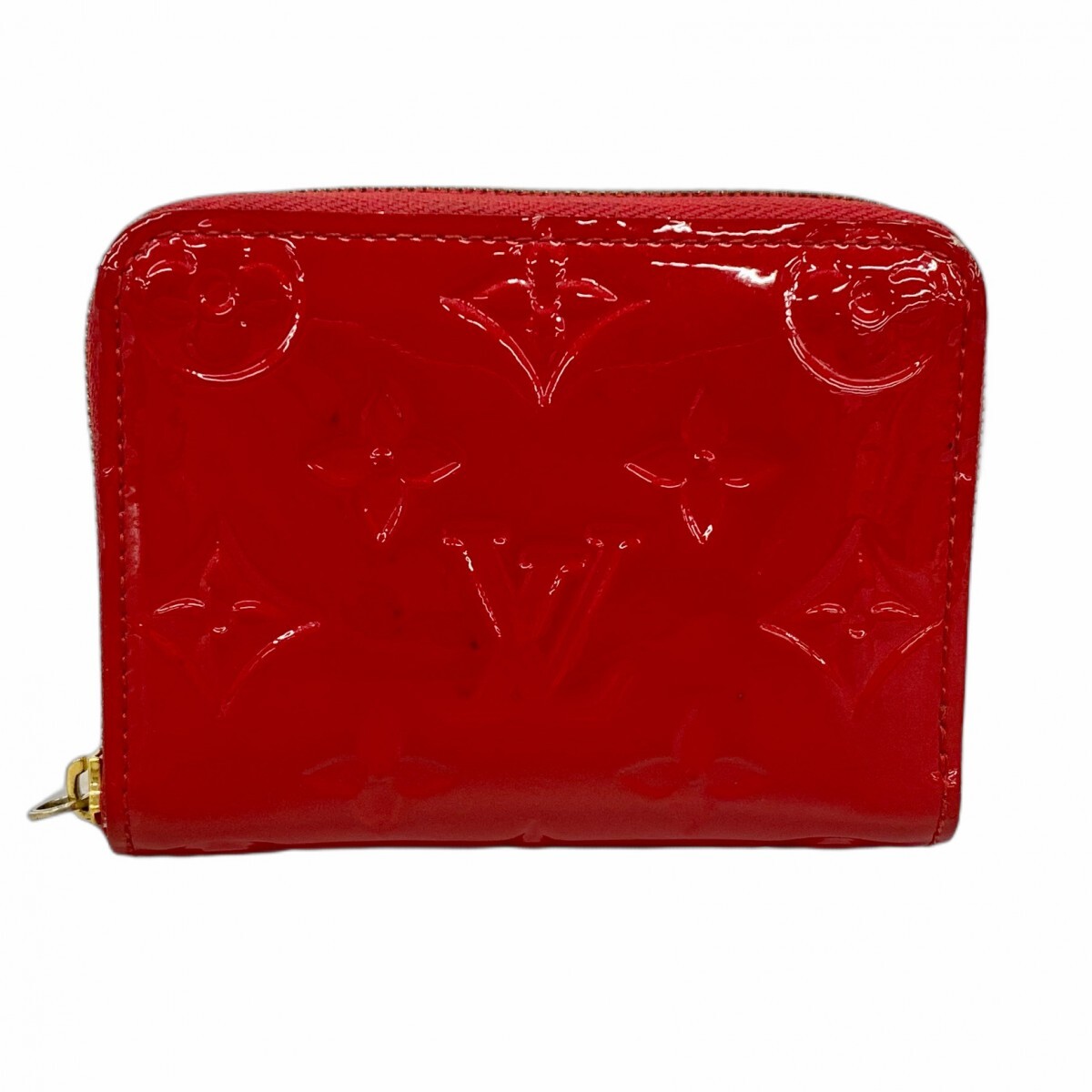 ★SALE【5mc3213】ルイヴィトン コインケース ヴェルニ ジッピーコインパジッピーコインパース M93608 ポムダムール【中古】レディース拍卖