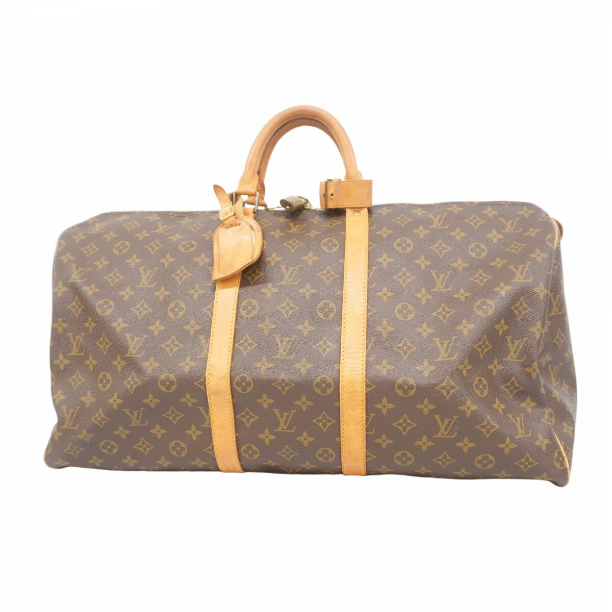 【5me5421】ルイヴィトン ボストンバッグ モノグラム キーポル55 M41424 ブラウン【中古】メンズ レディース ユニセックス拍卖