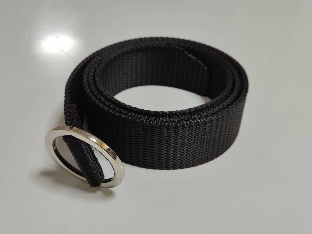 【送料無料】丸型バックル しっかりしたつくり ブラック系色 黒系色 ヴィンテージベルト ウエストベルト 1個拍卖