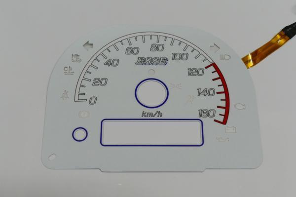 ELメーター ESSE 白 160km エッセ L235S L245S ELパネル拍卖