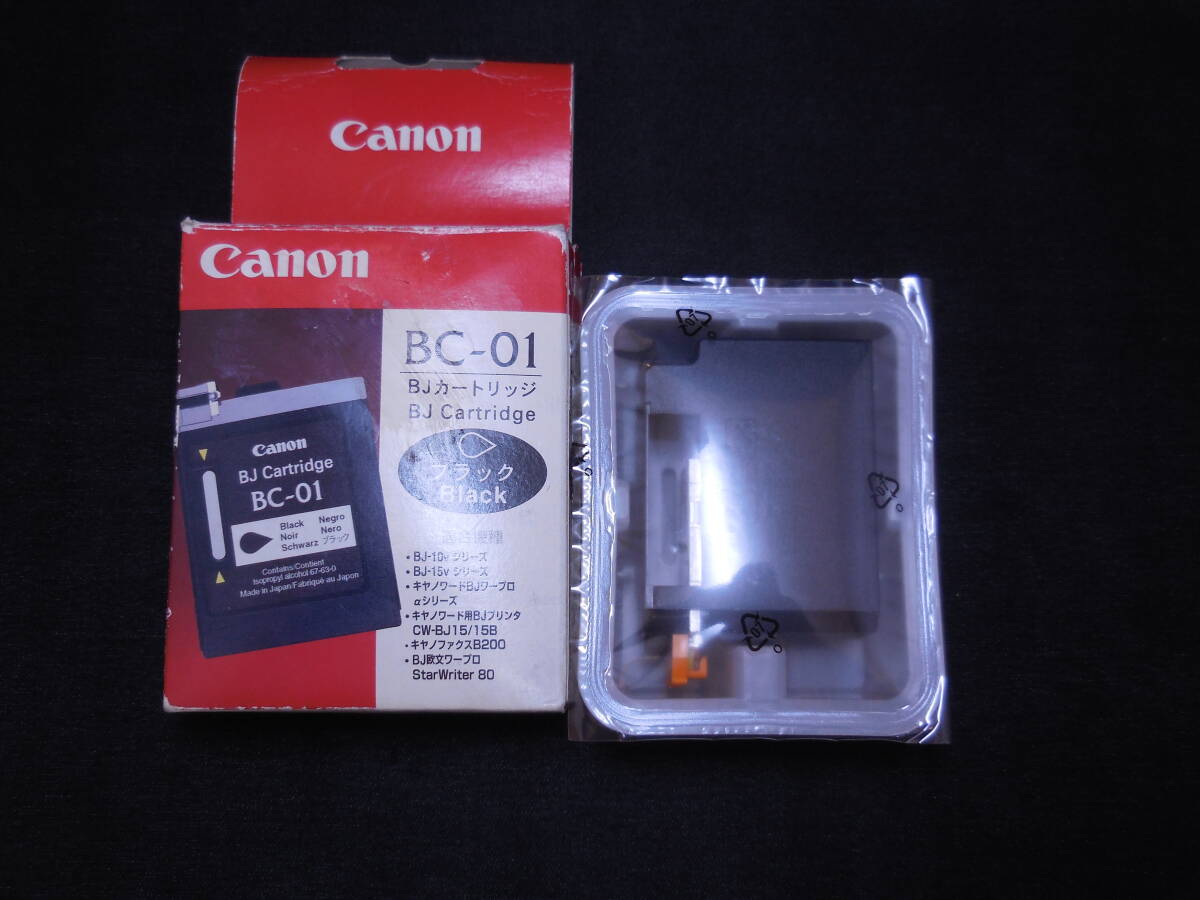 未使用品【キヤノン 純正】インク カートリッジ【BC-01】Canon ブラック 黒 期限切れ 送料¥230から拍卖