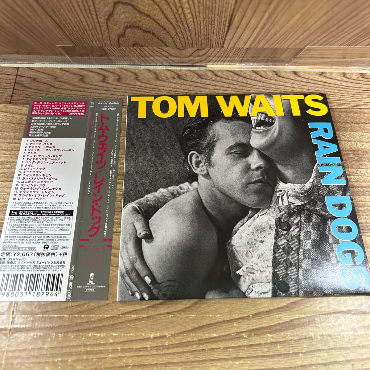 紙ジャケ SHM-CD「トム・ウェイツ/レイン・ドッグ」拍卖
