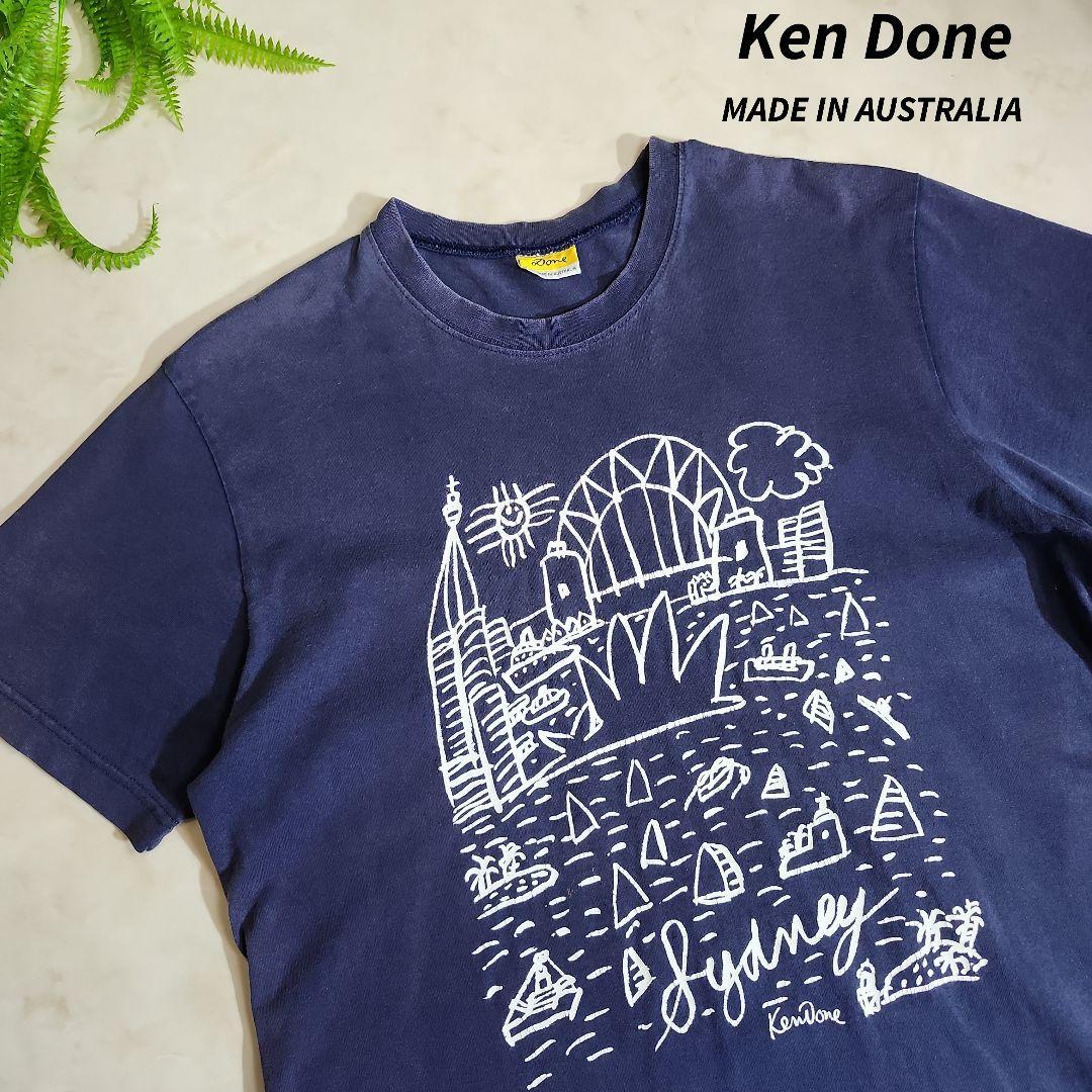 オーストラリア製 Ken Done イラスト プリントTシャツ 68168拍卖