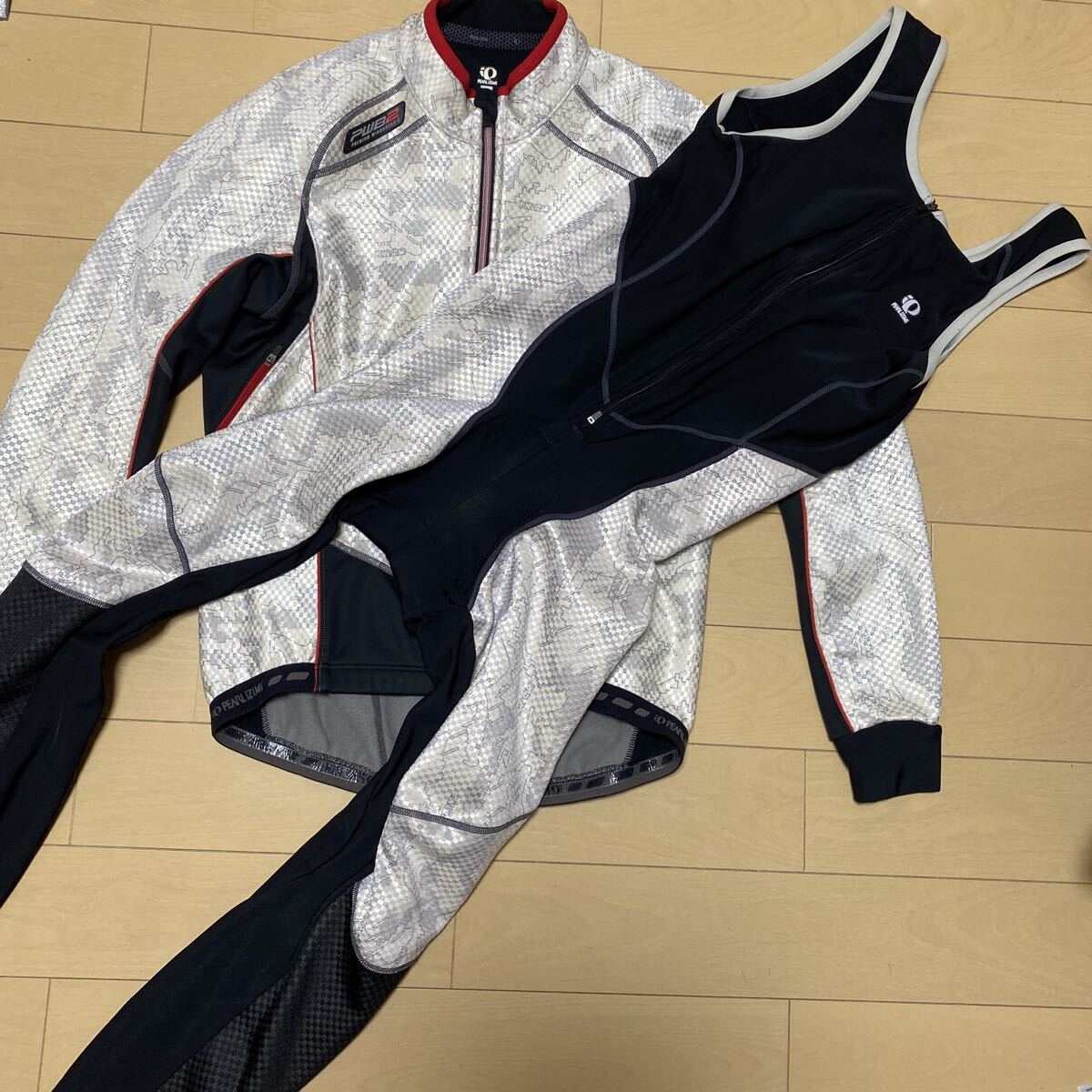 PEARL IZUMI パールイズミ プレミアムウインドブレーク2 上下セット サイズM拍卖