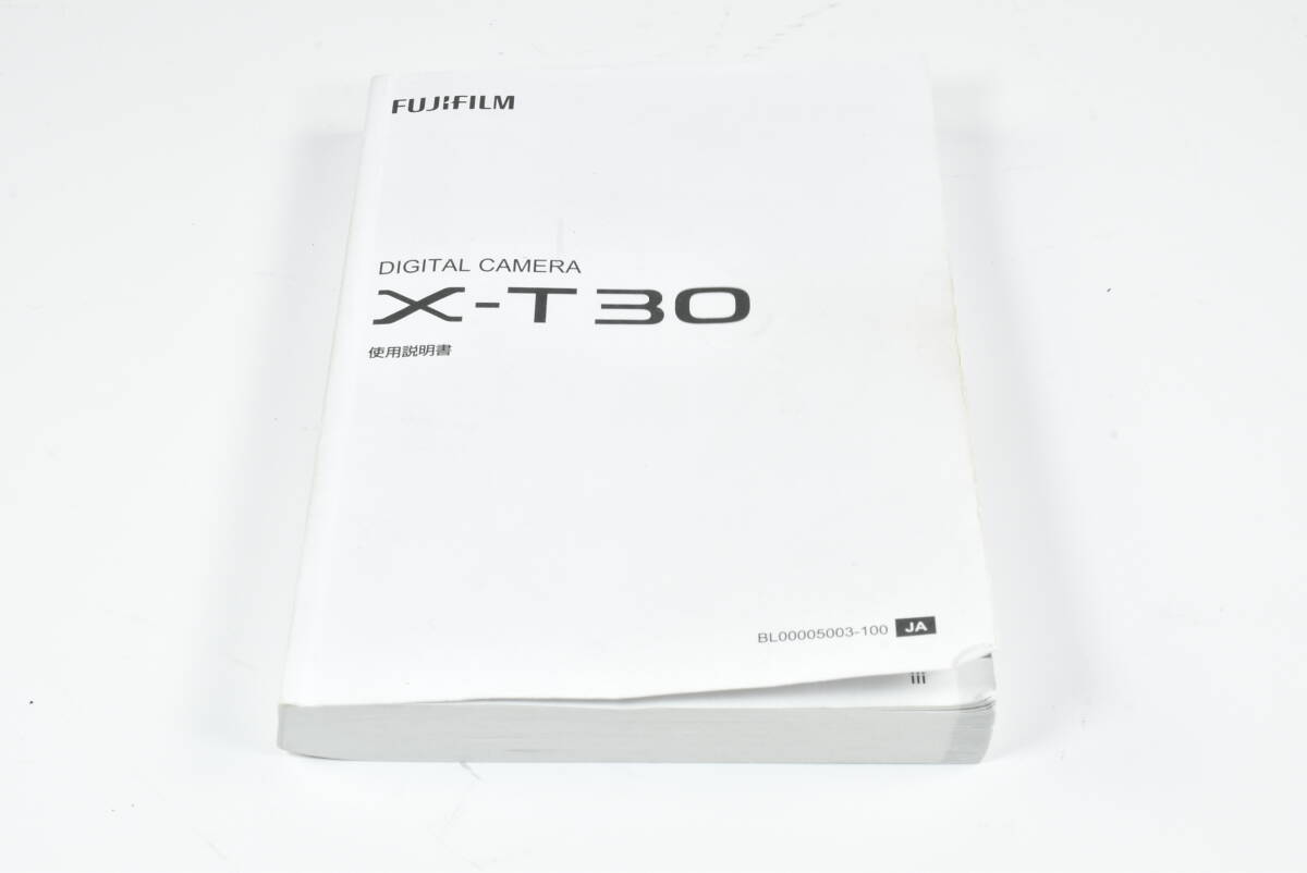 FUJIFILM X-T30 使用説明書 EF-TN-YO1172拍卖