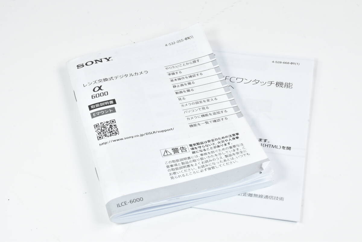 SONY α6000 アルファ6000 取扱説明書 EF-TN-YO1164拍卖