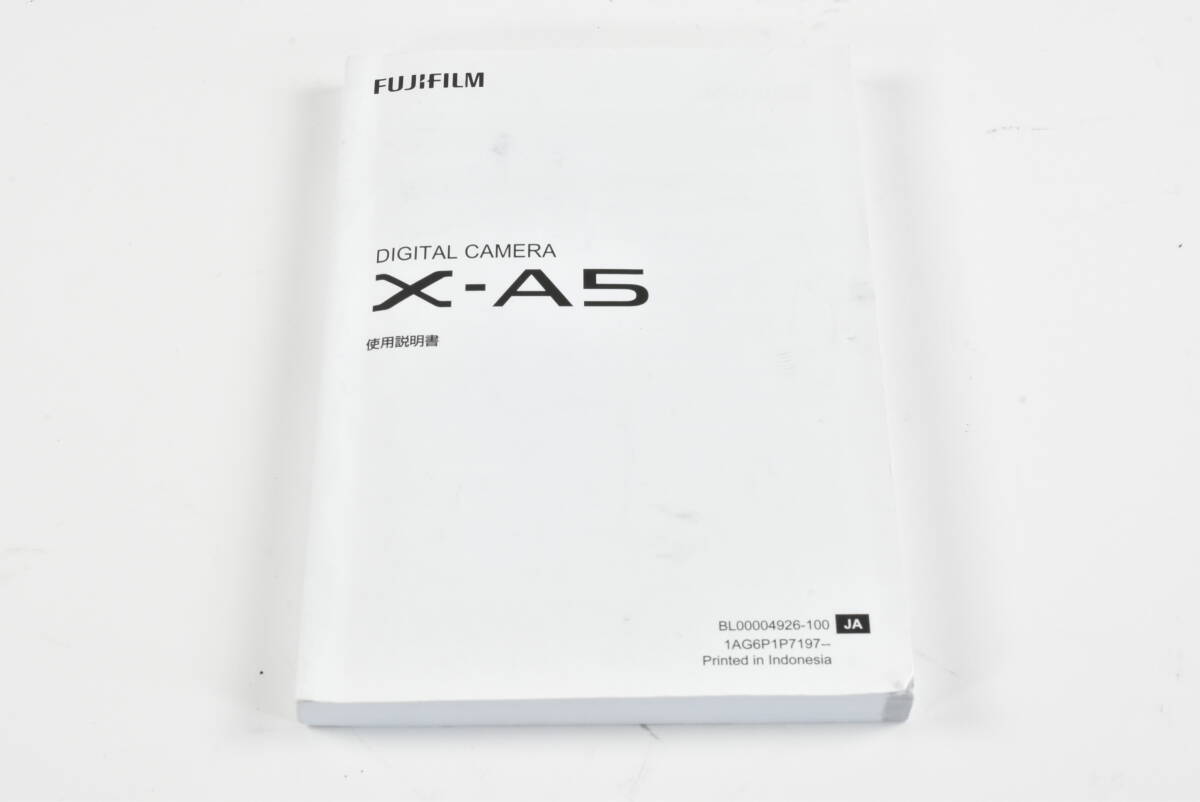 FUJIFILM フジフィルム X-A5 使用説明書 EF-TN-YO883拍卖