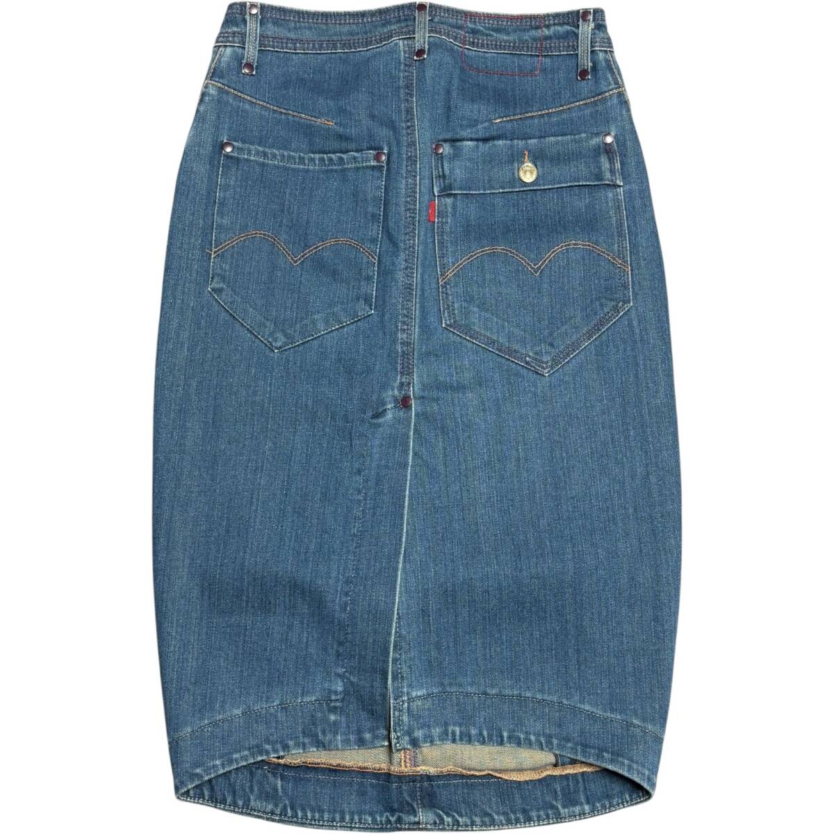 希少 Levis RED 1st スタンダードデニム スカート 26/24 / リーバイス レッド シャツニットパンツパーカーブルゾンジャケットコート拍卖