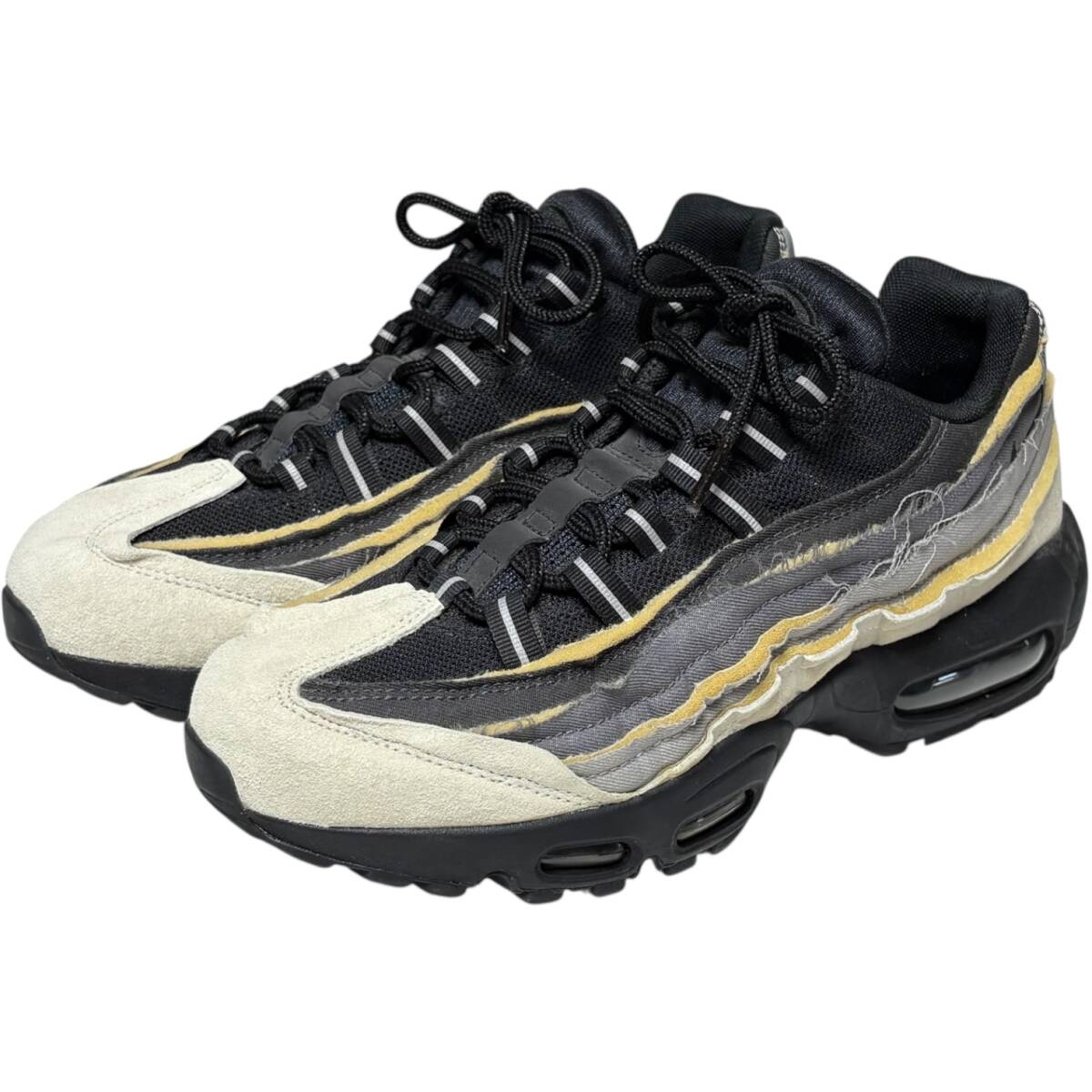 美品 20ss COMME des GARONS HOMME PLUS NIKE AIR MAX 95 チャコール 25cm /ナイキ コムデギャルソンオムプリュス拍卖