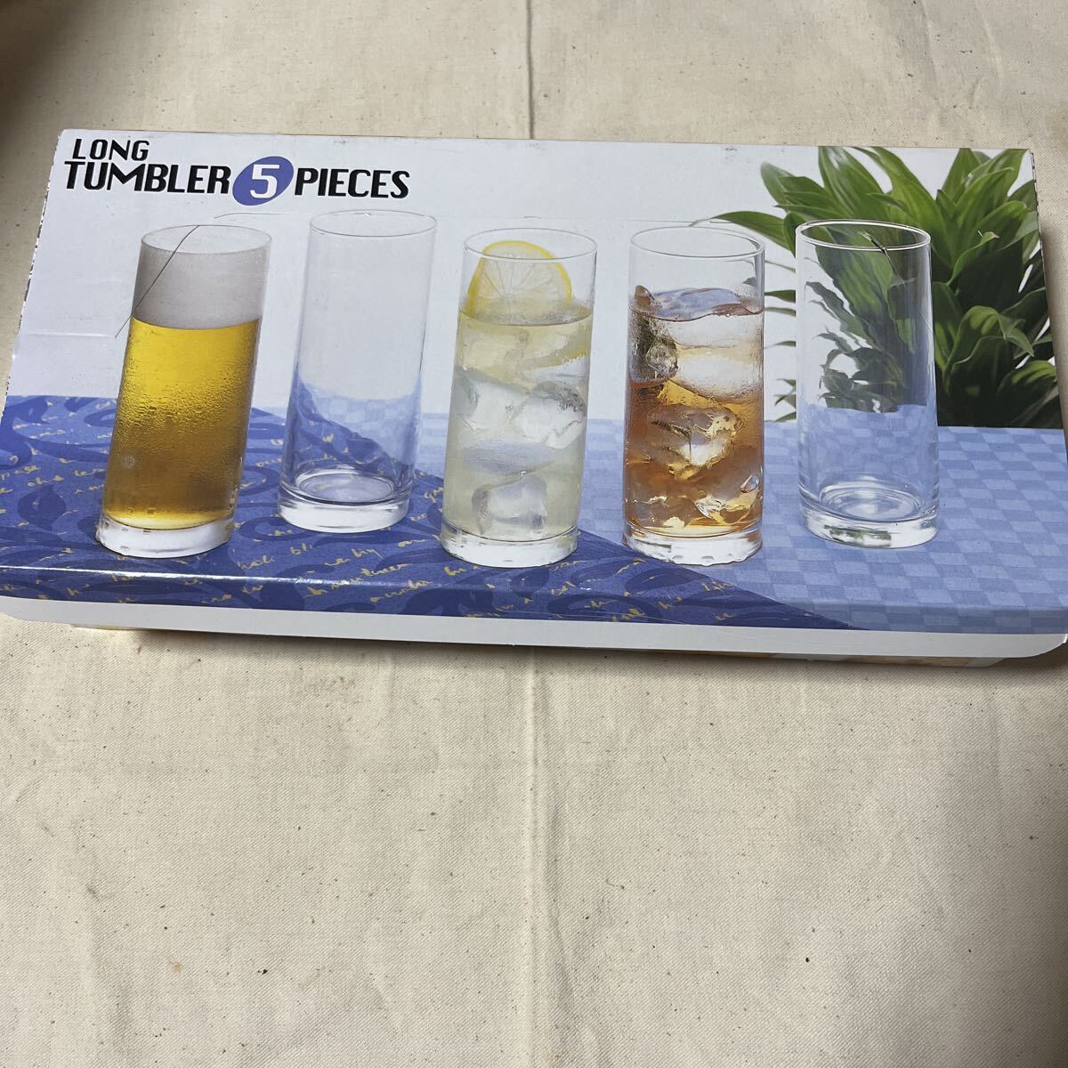 新品 未使用 東洋佐々木ガラス ロングタンブラー 5個セット拍卖