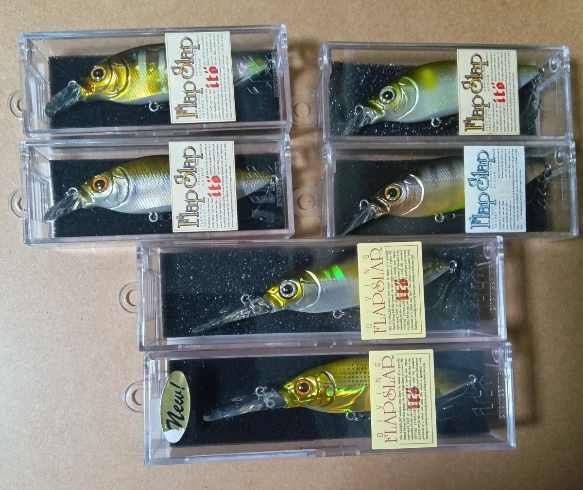 6個セット フラップスラップ ダイビング フラップスラップ メガバス GGギル PM ヒガイ ブリーム アユ NC IL テネシーシャッド GW ドラド拍卖