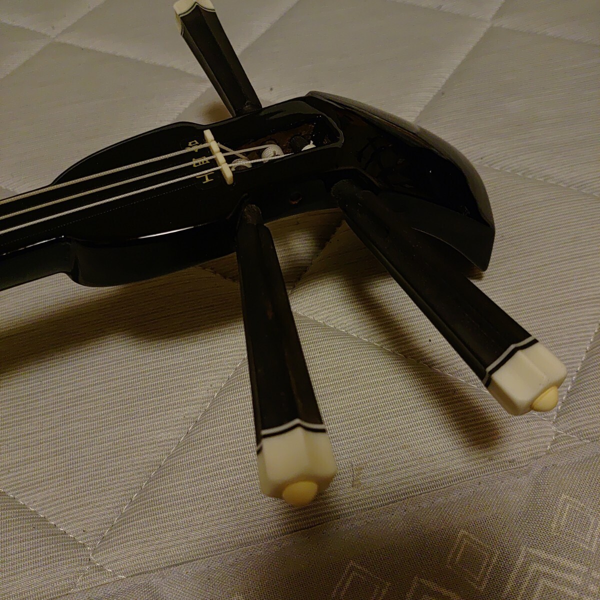 沖縄三線 棹 ゆし木実又は、黒木系 571g 強化二重貼り拍卖