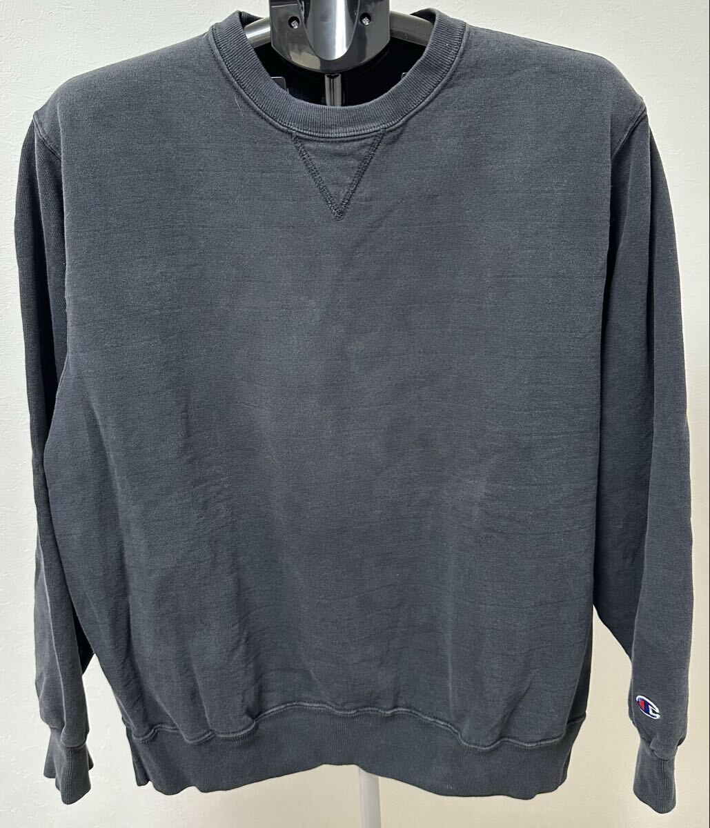 チャンピオン スウェット ブラック 目無し Champion ブラック 黒 トレーナー拍卖