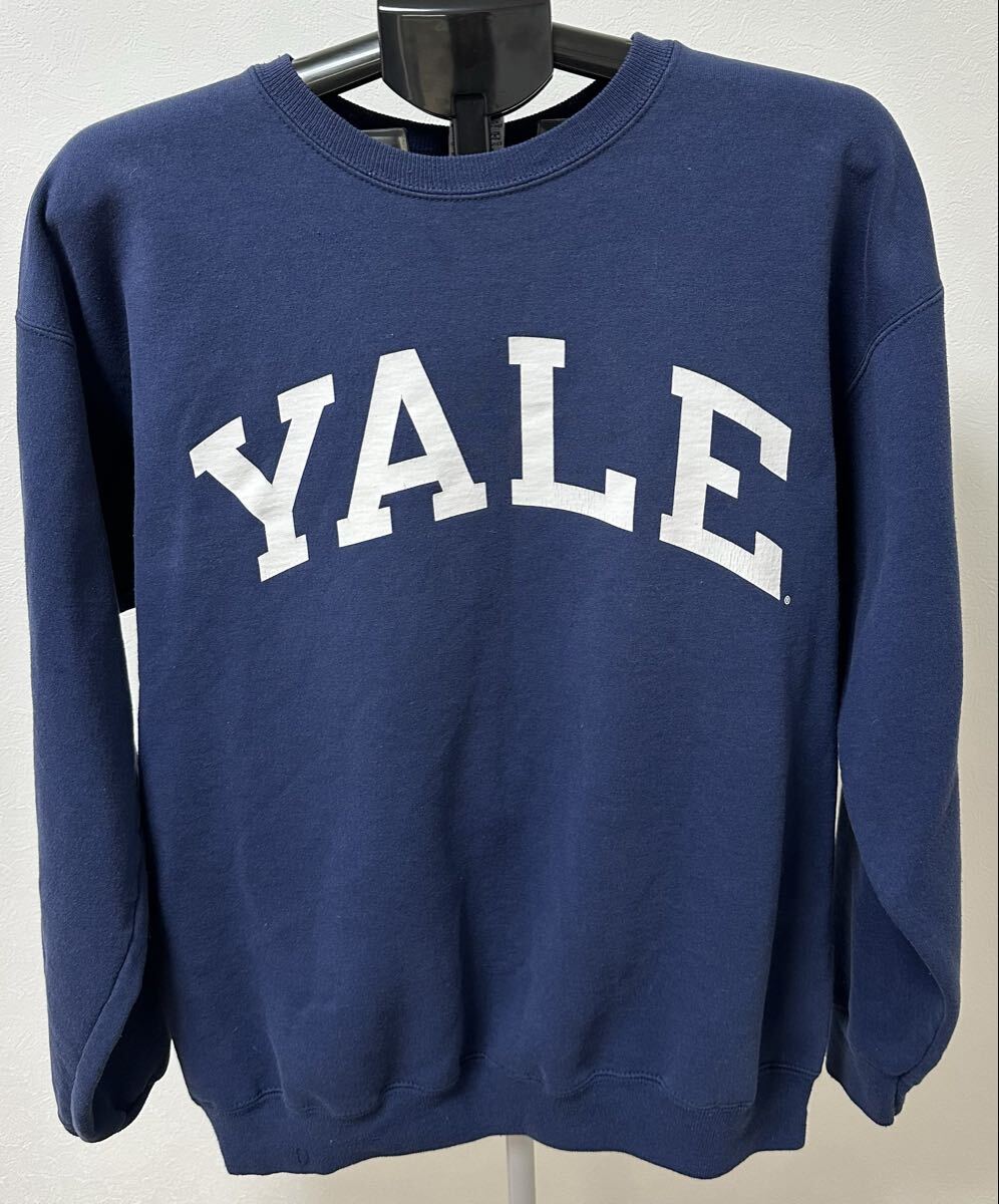 チャンピオン スウェット YALE レアタグ Champion ネイビー トレーナー イェール YALE トレーナー スウェット拍卖